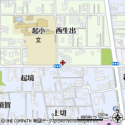 愛知県一宮市起西生出63周辺の地図