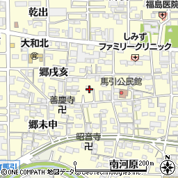 愛知県一宮市大和町馬引郷戌亥2182周辺の地図