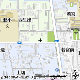 愛知県一宮市起西生出82周辺の地図