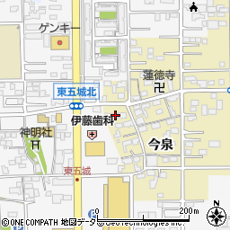 愛知県一宮市三条大平10周辺の地図