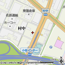 愛知県小牧市村中787周辺の地図