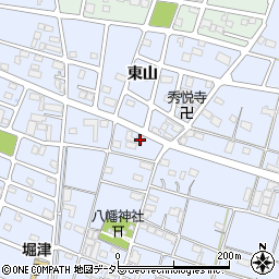 岐阜県羽島市堀津町2151周辺の地図