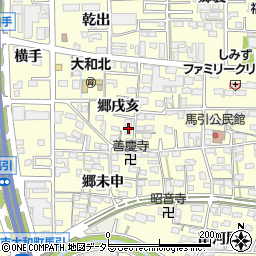 愛知県一宮市大和町馬引郷戌亥2208周辺の地図