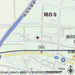 京都府福知山市観音寺周辺の地図