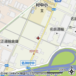 愛知県小牧市村中1004周辺の地図