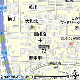 愛知県一宮市大和町馬引郷戌亥イ周辺の地図