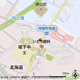 春日井神屋簡易郵便局周辺の地図