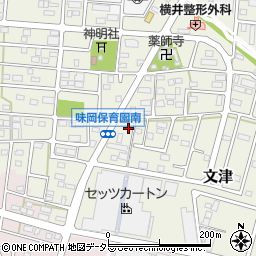 愛知県小牧市文津248周辺の地図