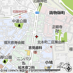 京都府福知山市昭和町周辺の地図