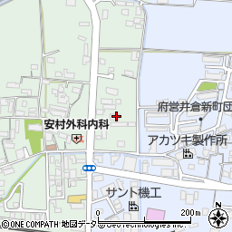 京都府綾部市井倉町東周辺の地図