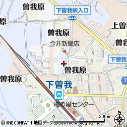 神奈川県小田原市曽我岸周辺の地図