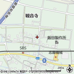 京都府福知山市観音寺538周辺の地図
