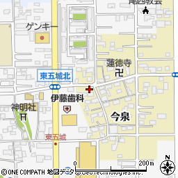 愛知県一宮市三条大平43周辺の地図