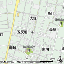 愛知県一宮市千秋町加納馬場（長塚）周辺の地図