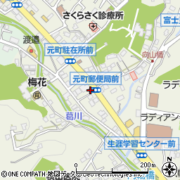 二宮元町郵便局 ＡＴＭ周辺の地図