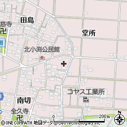 愛知県一宮市北小渕南切1470周辺の地図