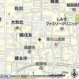 愛知県一宮市大和町馬引郷戌亥2185周辺の地図