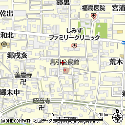 愛知県一宮市大和町馬引郷丑寅2157-1周辺の地図