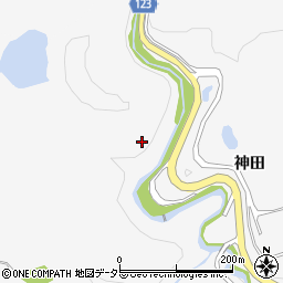 三の倉川周辺の地図