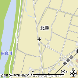京都府綾部市味方町北勝周辺の地図