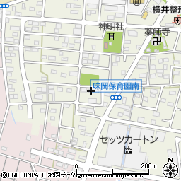 愛知県小牧市文津195周辺の地図