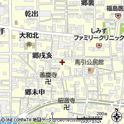 愛知県一宮市大和町馬引郷戌亥2186周辺の地図