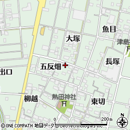 愛知県一宮市千秋町加納馬場長塚2001周辺の地図