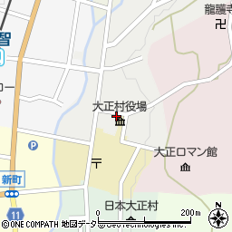 大正村役場周辺の地図