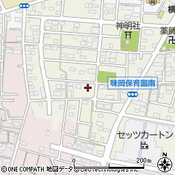 愛知県小牧市文津190周辺の地図