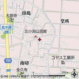 愛知県一宮市北小渕南切1465周辺の地図