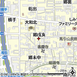 愛知県一宮市大和町馬引郷戌亥2206周辺の地図