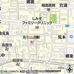 愛知県一宮市大和町馬引郷丑寅2150周辺の地図