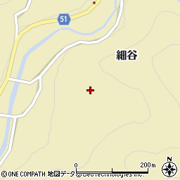 京都府船井郡京丹波町細谷平野周辺の地図