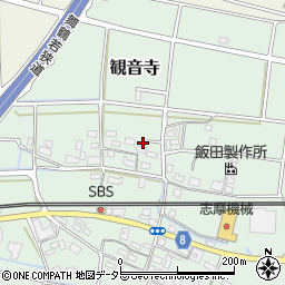 京都府福知山市観音寺543周辺の地図