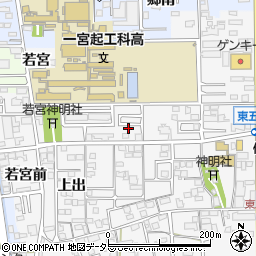 愛知県一宮市東五城南田尾2周辺の地図