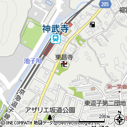 東昌寺周辺の地図