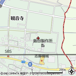 京都府福知山市観音寺810周辺の地図