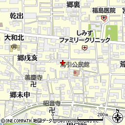 愛知県一宮市大和町馬引郷戌亥2177周辺の地図