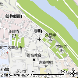 京都府福知山市寺町8周辺の地図