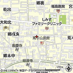 愛知県一宮市大和町馬引郷戌亥2176-1周辺の地図