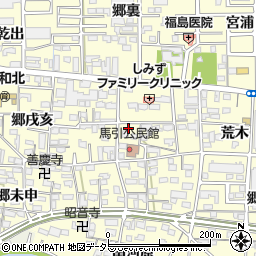 愛知県一宮市大和町馬引郷丑寅2157周辺の地図