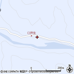 京都府南丹市美山町芦生風呂ノ上周辺の地図
