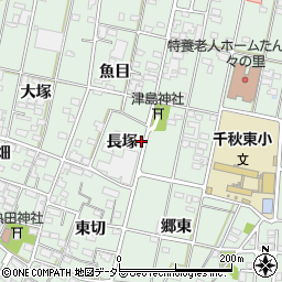 愛知県一宮市千秋町加納馬場長塚57周辺の地図