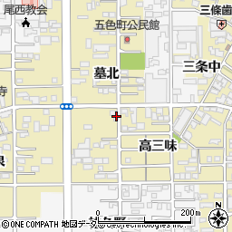 愛知県一宮市三条墓北67周辺の地図