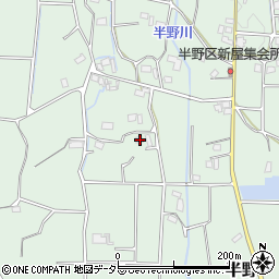 静岡県富士宮市半野405周辺の地図