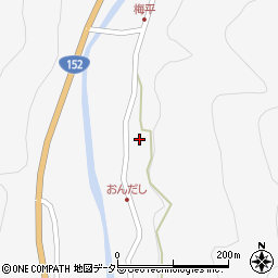 長野県飯田市南信濃八重河内413周辺の地図