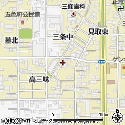 愛知県一宮市三条中8周辺の地図