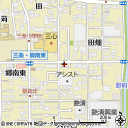 愛知県一宮市三条小辰己14-5周辺の地図