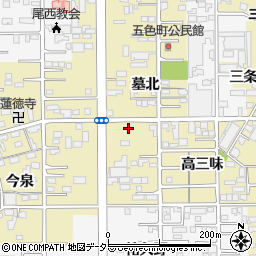 愛知県一宮市三条墓北33周辺の地図