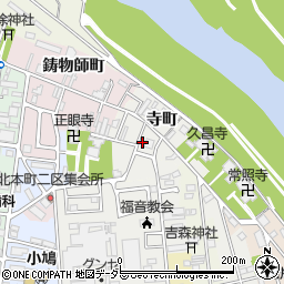 京都府福知山市寺町27周辺の地図